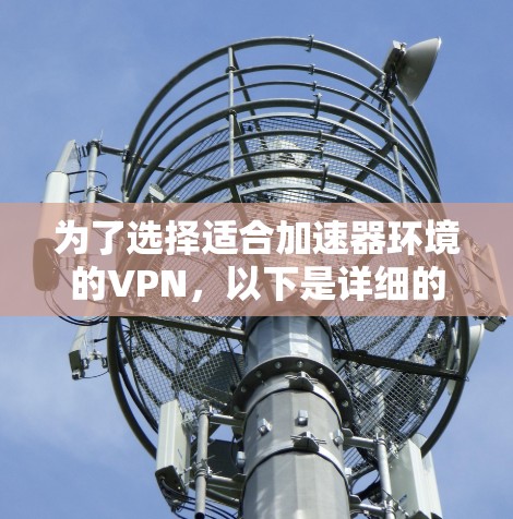 为了选择适合加速器环境的VPN,以下是详细的步骤和建议 为了选择适合加速器环境的VPN,以下是详细的步骤和建议