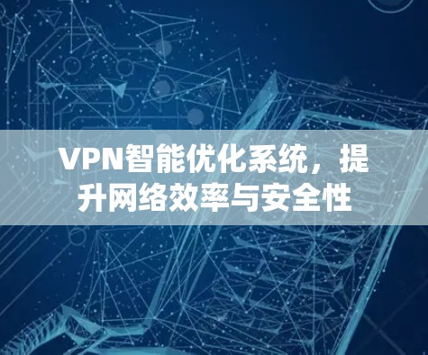 VPN智能优化系统，提升网络效率与安全性