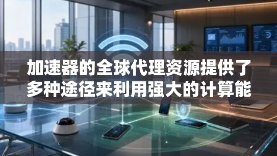 加速器的全球代理资源提供了多种途径来利用强大的计算能力，满足不同的需求。以下是对这些资源的详细分类和说明